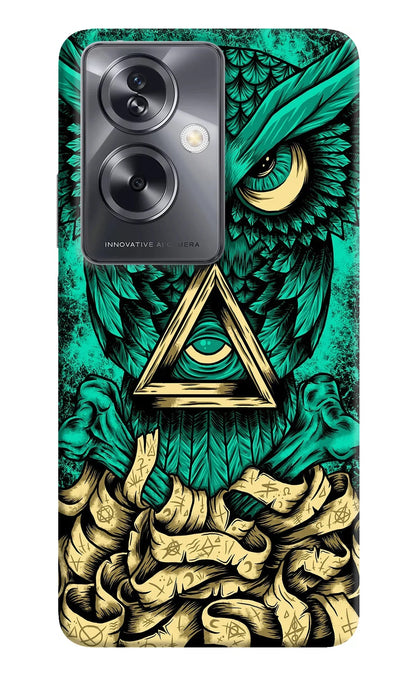 Green Owl Oppo A79 5G Back Cover