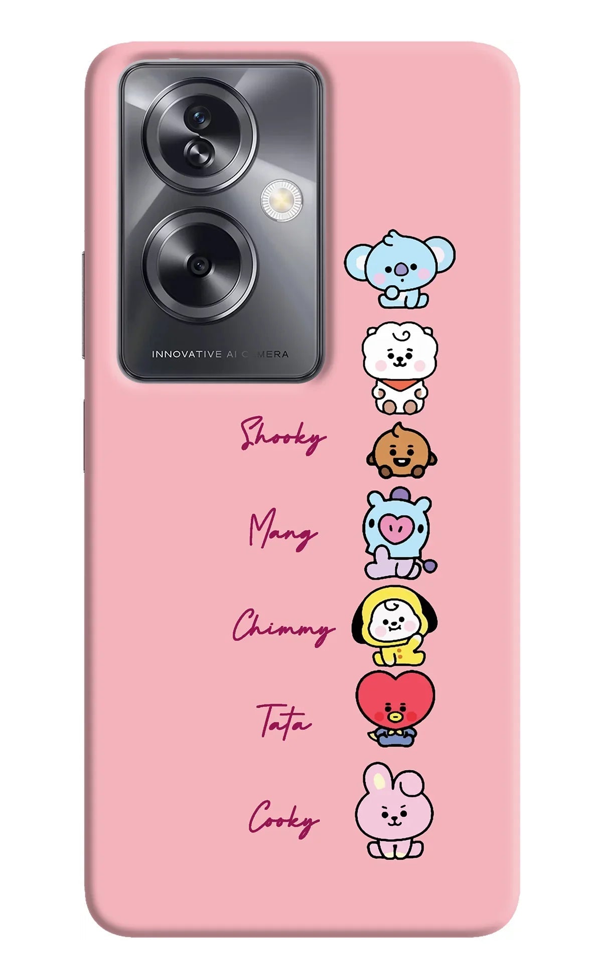 BTS names Oppo A79 5G Back Cover
