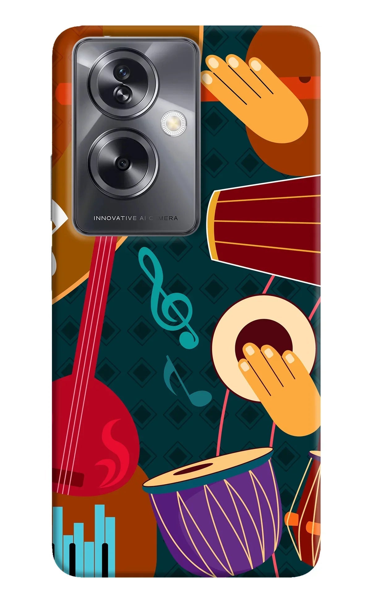 Music Instrument Oppo A79 5G Back Cover