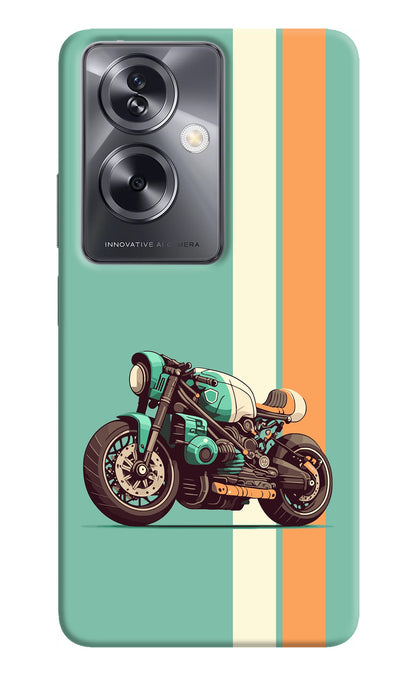 Striped Moto Drift Oppo A79 5G Back Cover