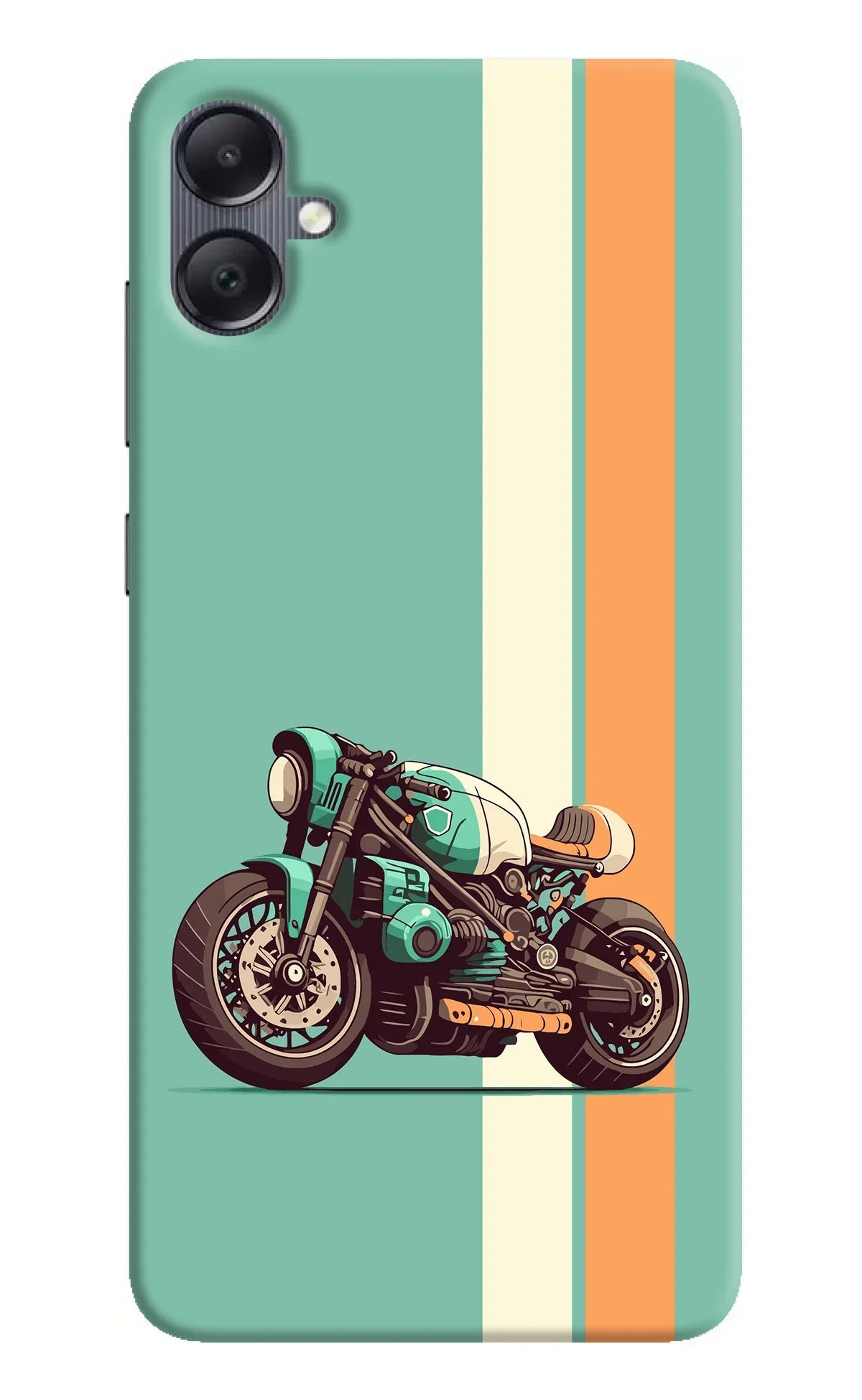 Striped Moto Drift Samsung A05 Back Cover