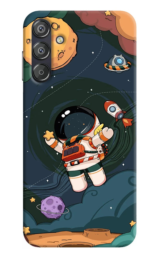 Cartoon Astronaut Samsung F15 5G Back Cover