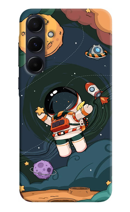 Cartoon Astronaut Samsung A55 5G Back Cover