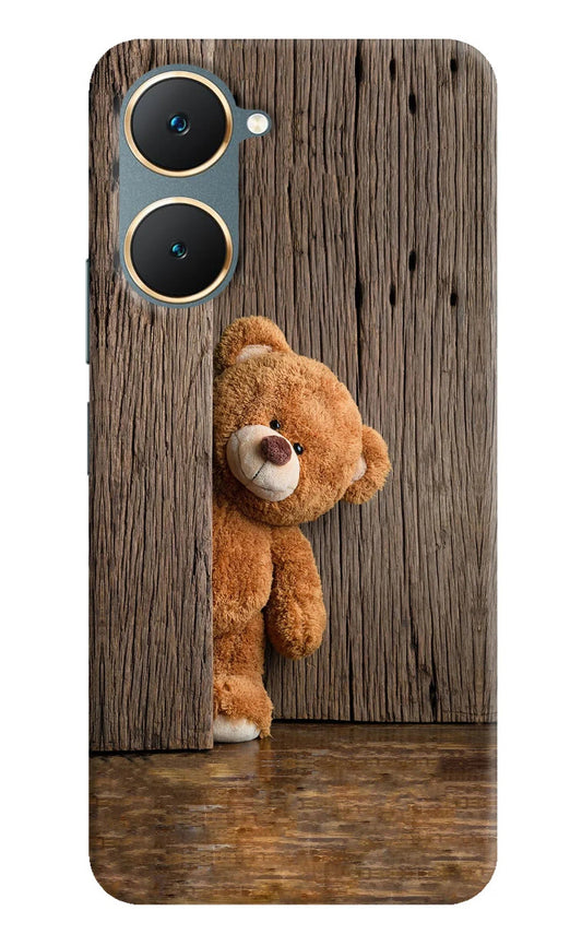 Teddy Wooden Vivo Y18/Y18e Back Cover
