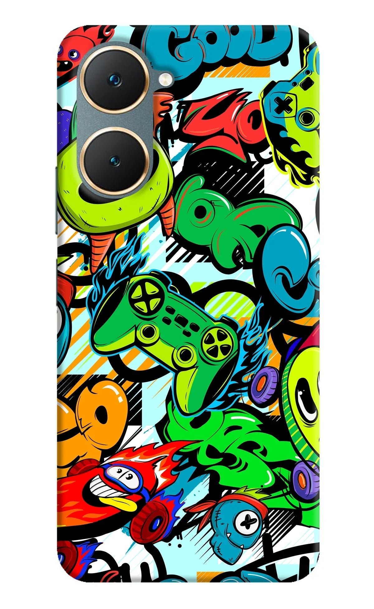 Game Doodle Vivo Y18/Y18e Back Cover