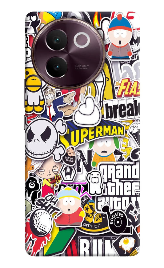 Sticker Bomb Vivo V30e Back Cover