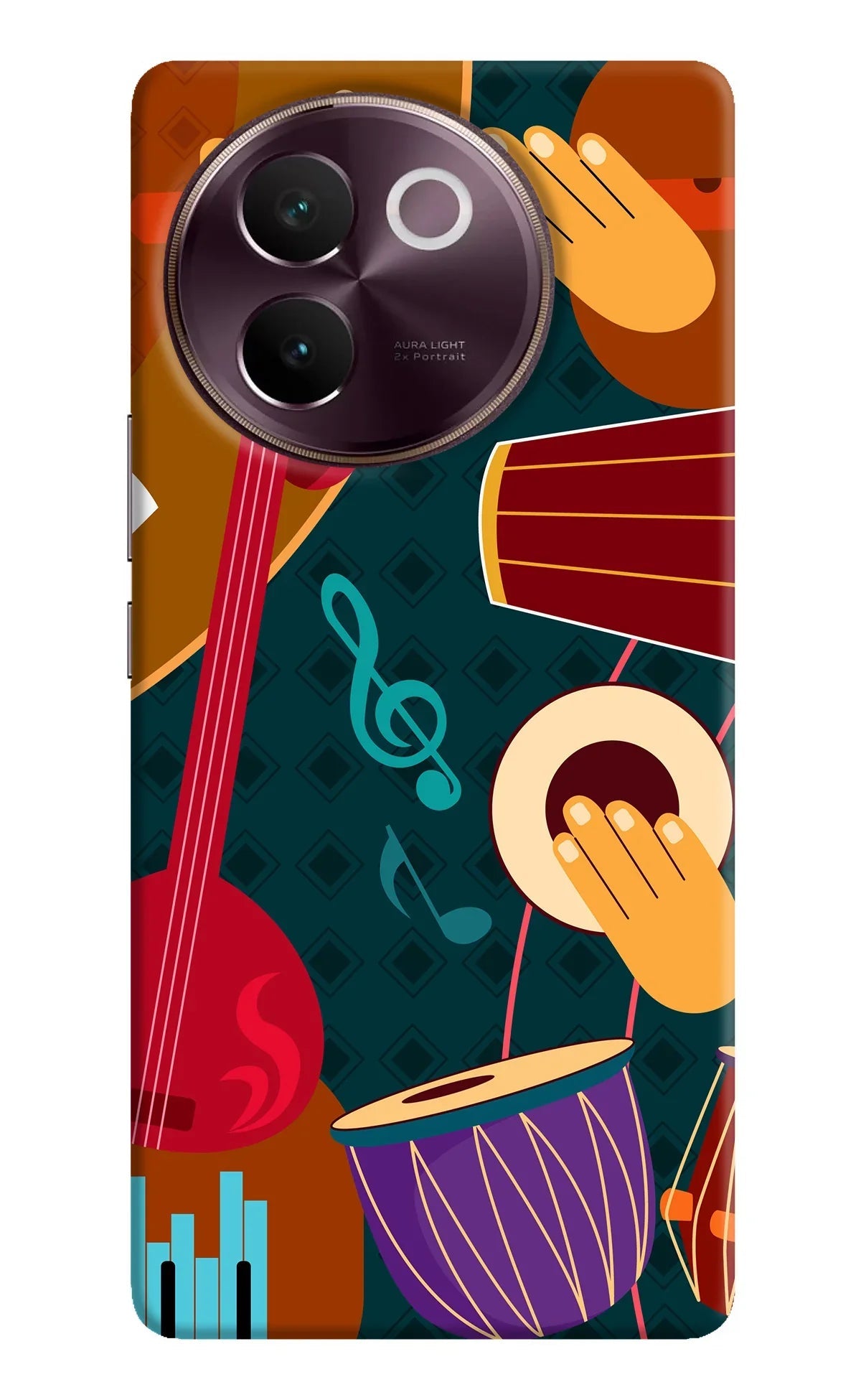 Music Instrument Vivo V30e Back Cover