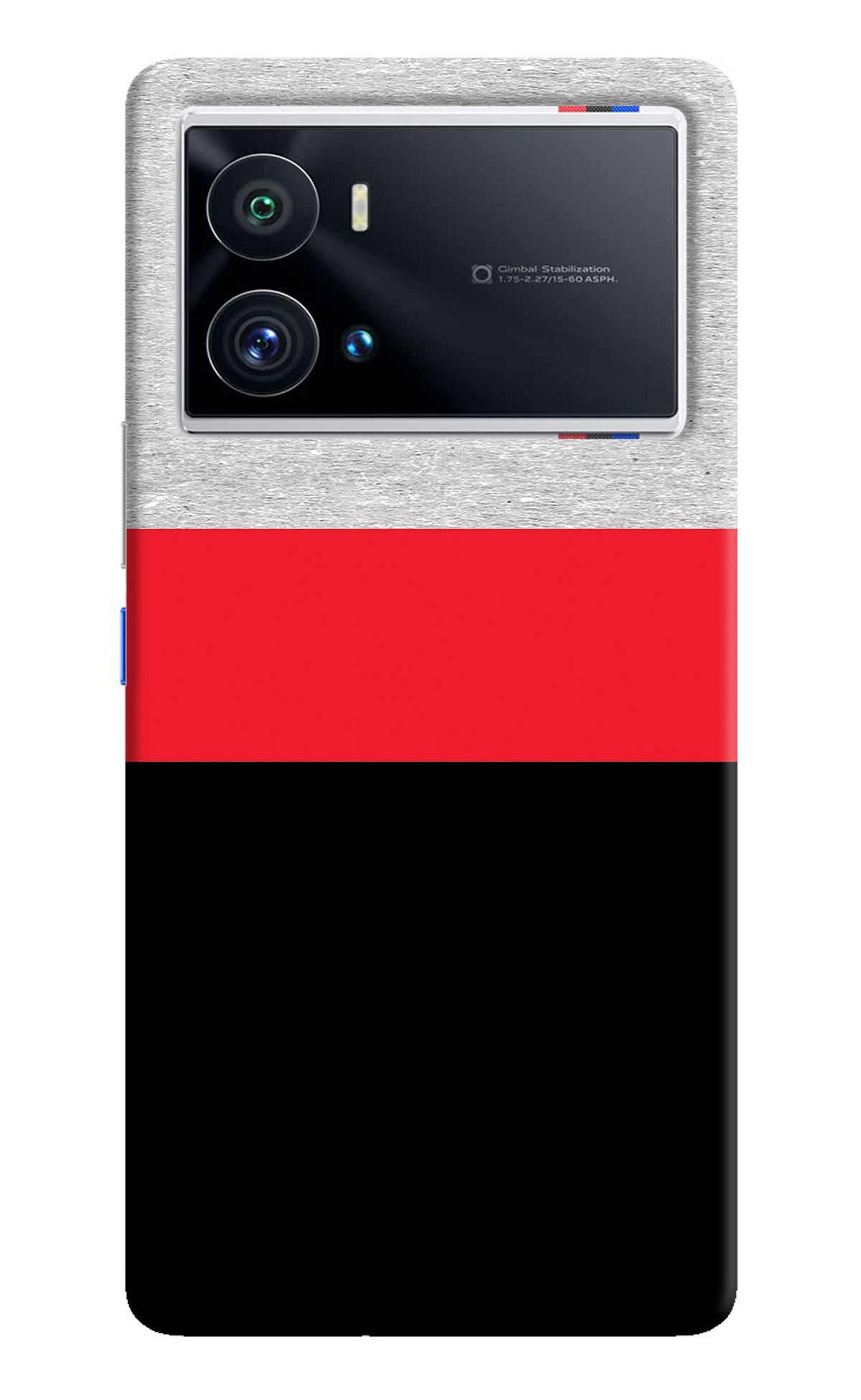 Tri Color Pattern iQOO 9 Pro 5G Back Cover