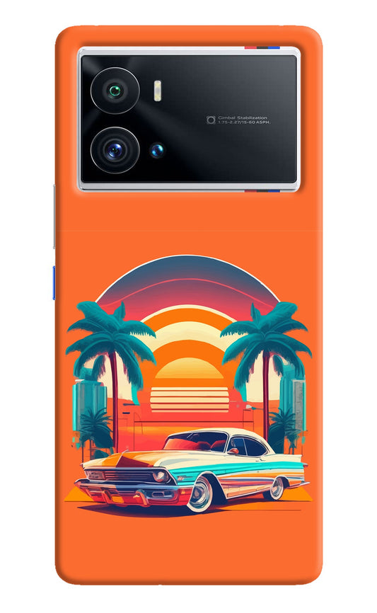 Palm Drive 80s iQOO 9 Pro 5G Back Cover