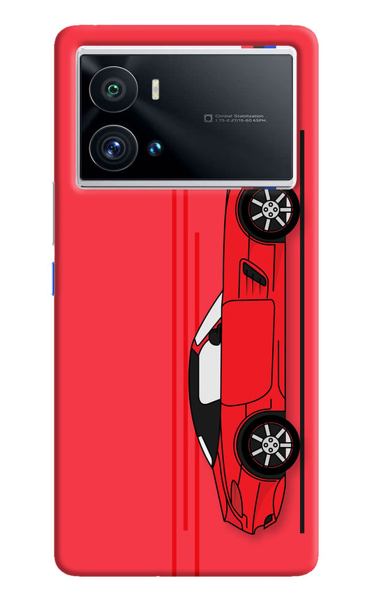 Red Velocity iQOO 9 Pro 5G Back Cover