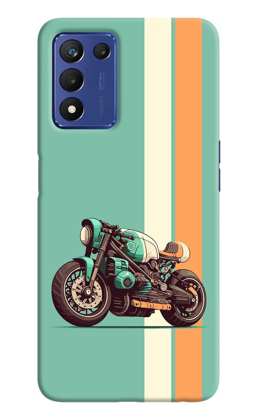 Striped Moto Drift Realme 9 SE Back Cover