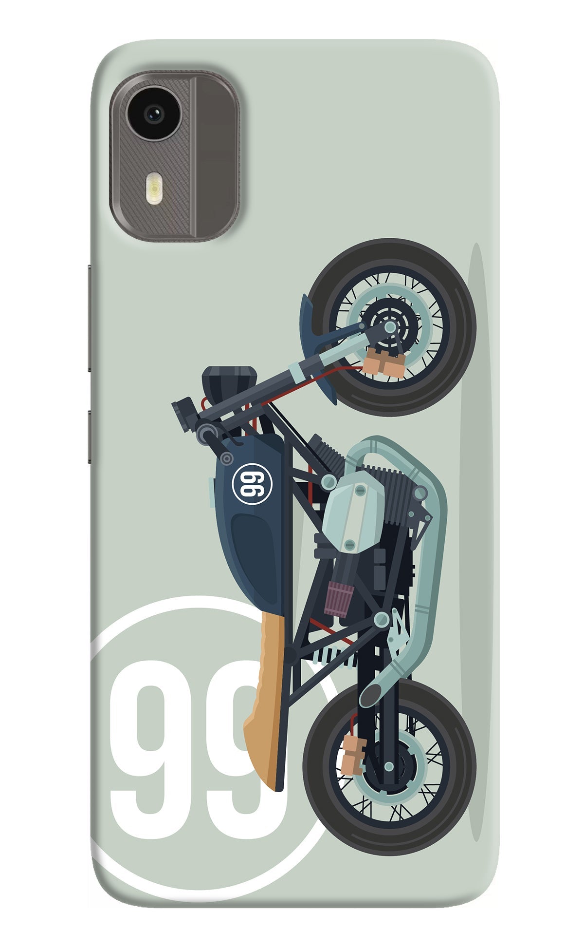 Classic Cafe Racer 99 Nokia C12/C12 Pro Back Cover