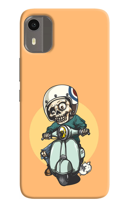 Undead Biker Nokia C12/C12 Pro Back Cover