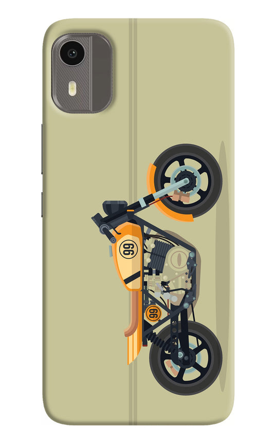 Vertical Speedster Nokia C12/C12 Pro Back Cover