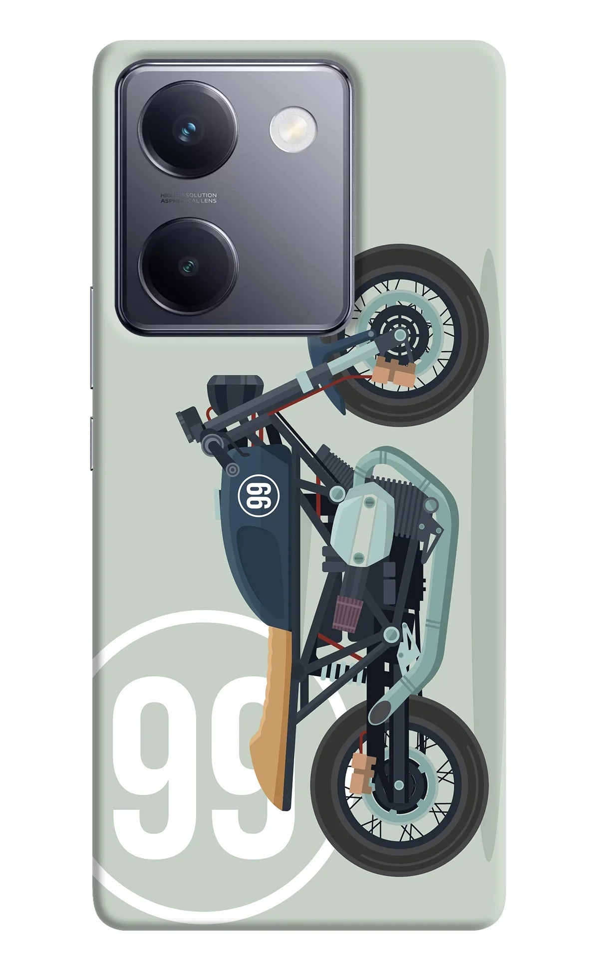 Classic Cafe Racer 99 Vivo Y200 Pro Back Cover