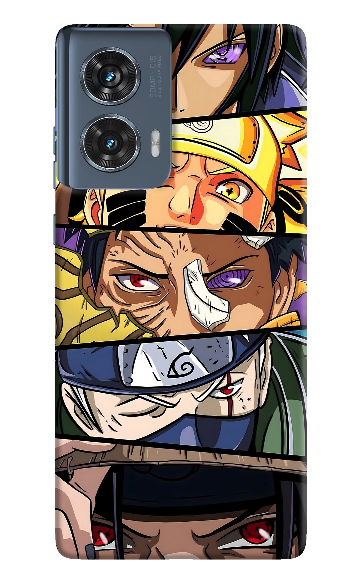 Naruto Character Moto Edge 50 Fusion Back Cover