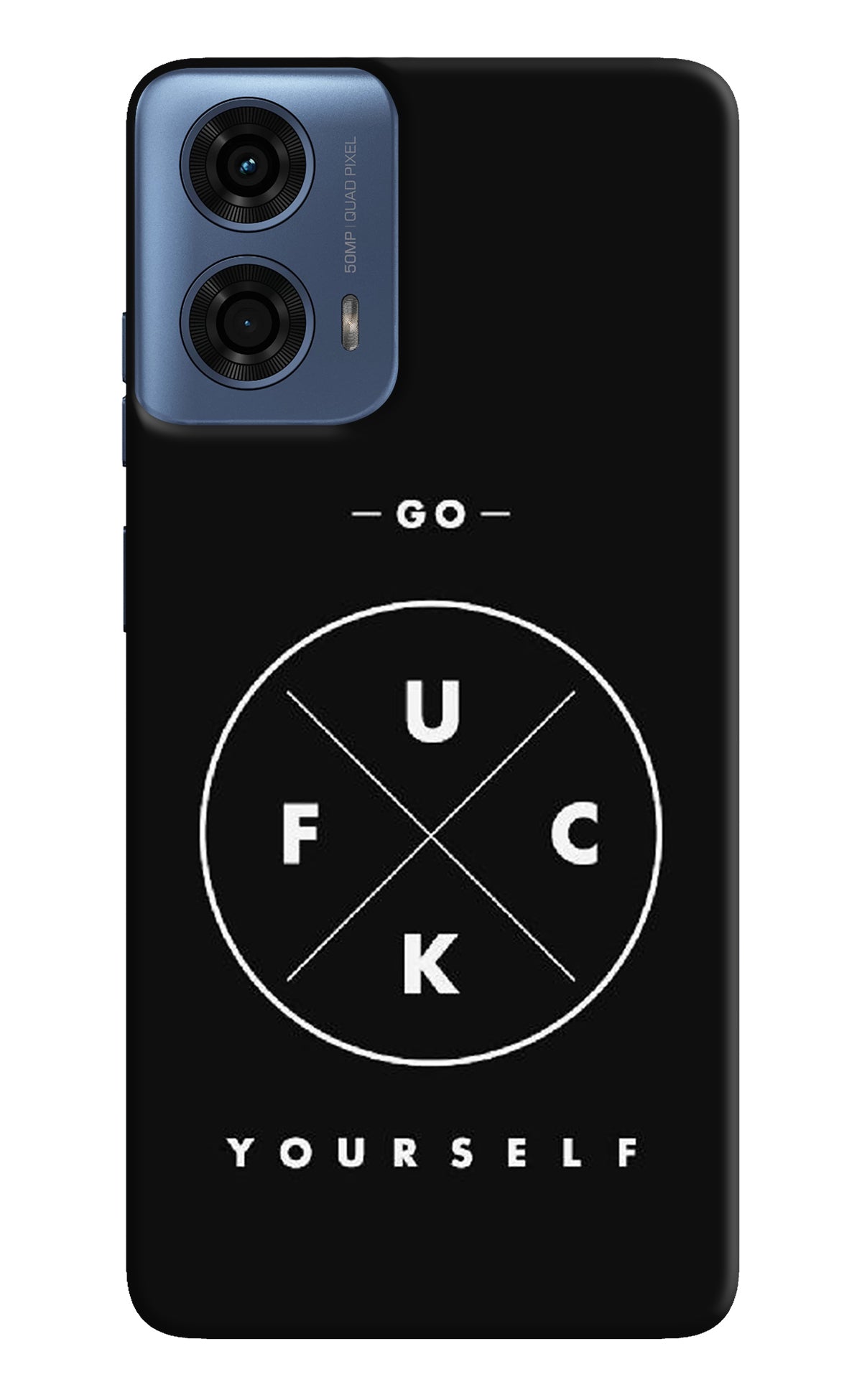 Go Fuck Yourself Moto G24 Power Back Cover