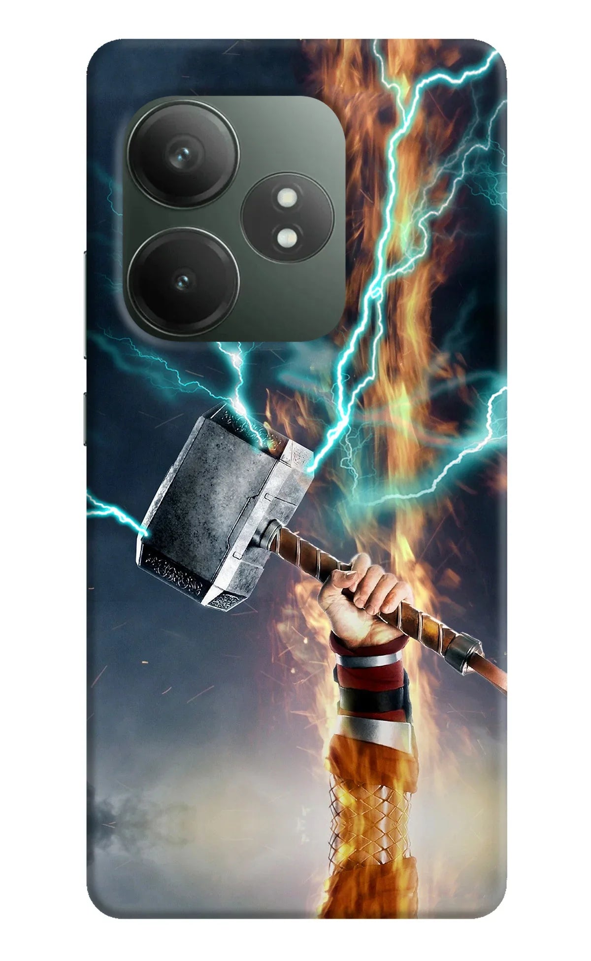 Thor Hammer Mjolnir Realme GT 6T 5G Back Cover