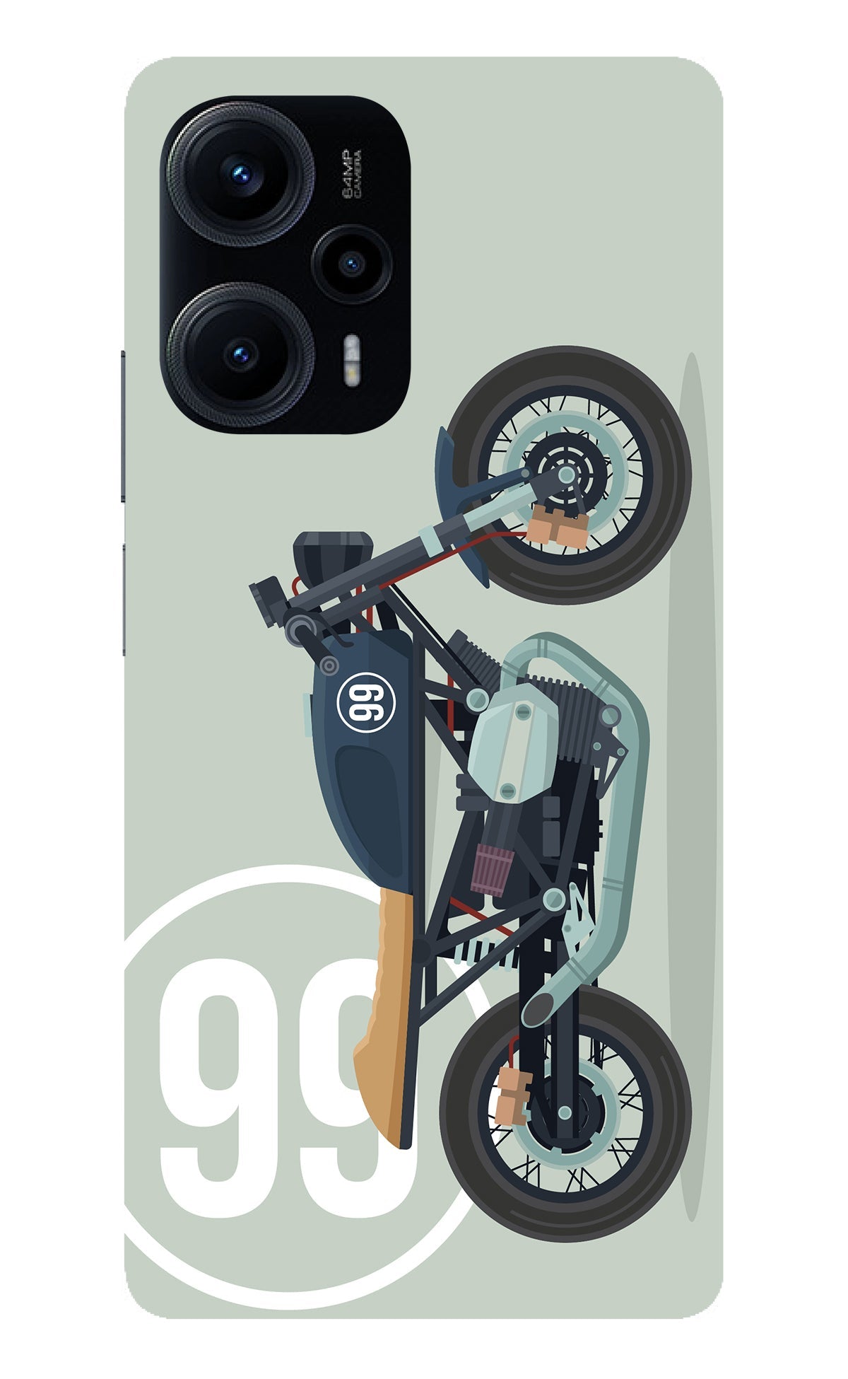 Classic Cafe Racer 99 Poco F5 5G Back Cover