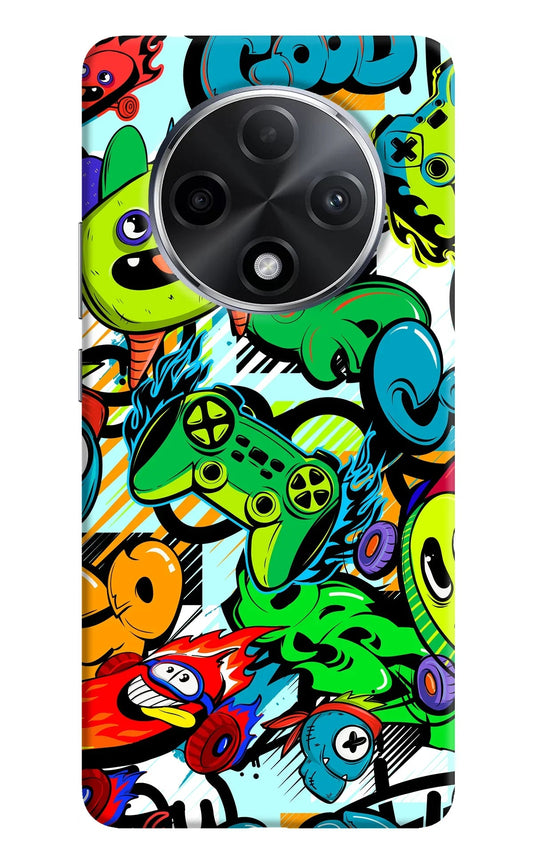 Game Doodle Oppo F27 Pro Plus Back Cover