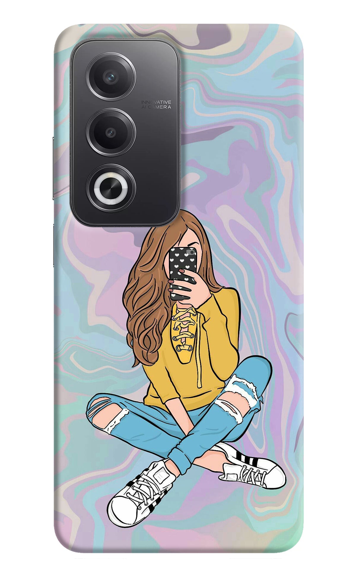 Selfie Girl Oppo A3 Pro 5G Back Cover