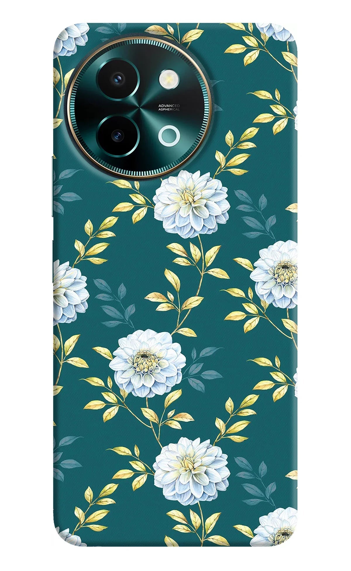 Flowers Vivo Y58 5G Back Cover