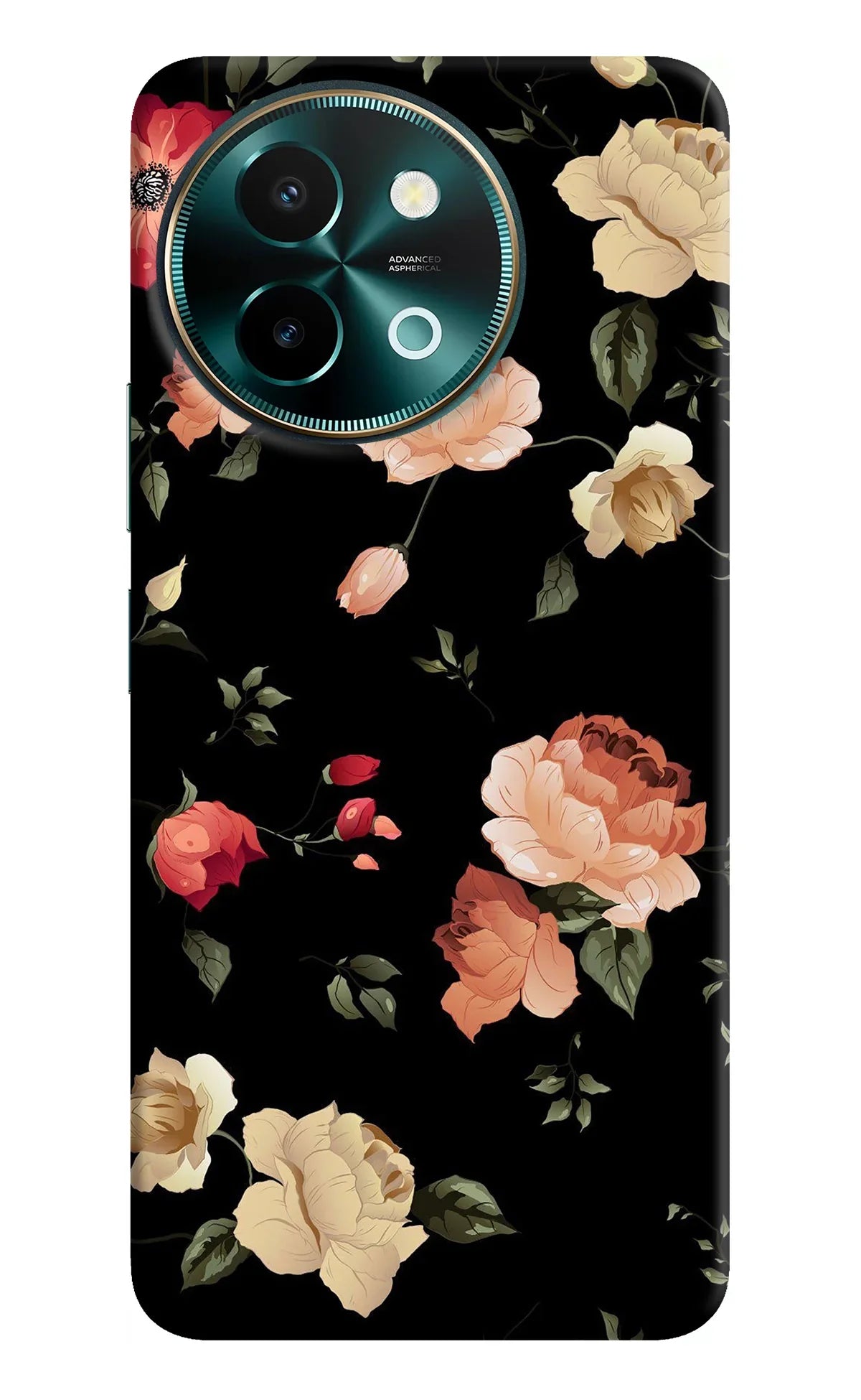 Flowers Vivo Y58 5G Back Cover