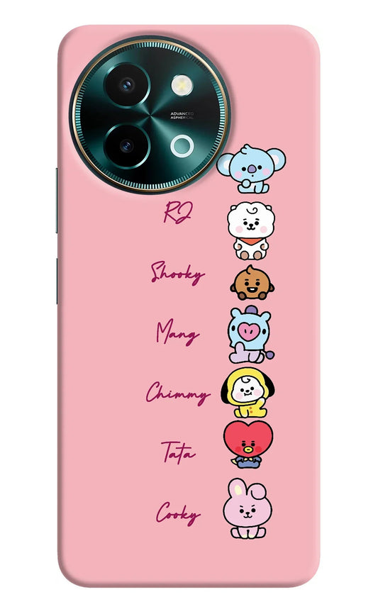 BTS names Vivo Y58 5G Back Cover