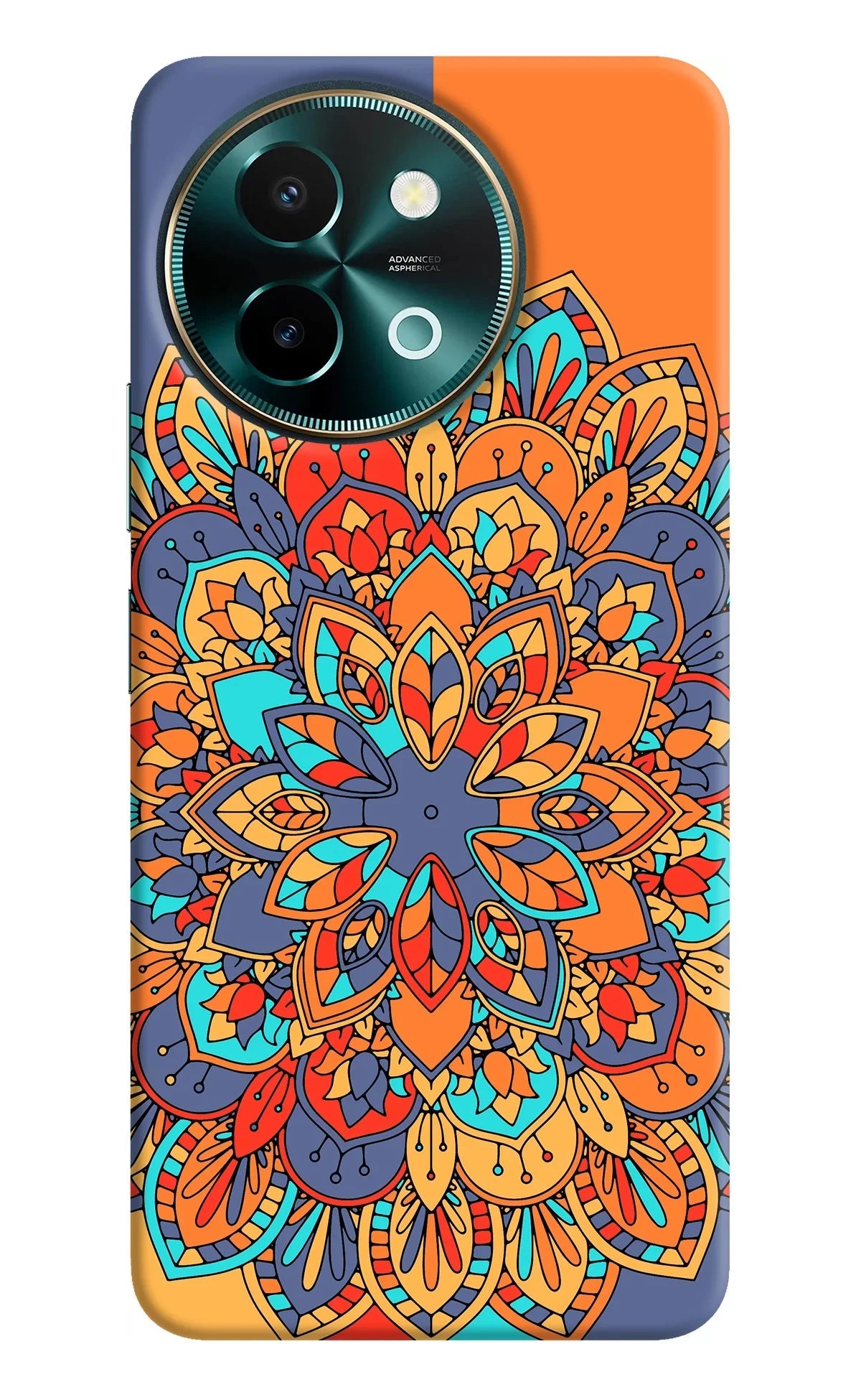 Color Mandala Vivo Y58 5G Back Cover