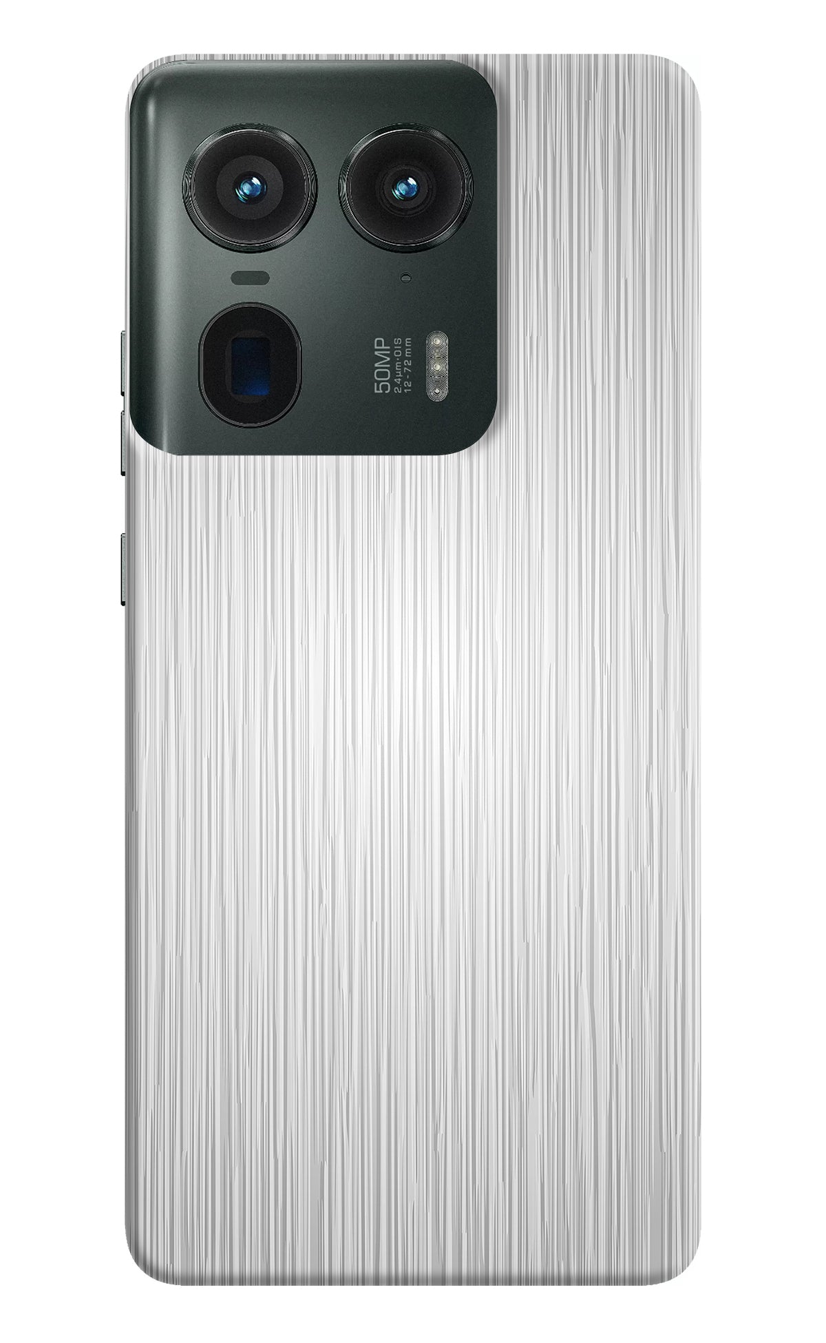 Wooden Grey Texture Moto Edge 50 Ultra 5G Back Cover