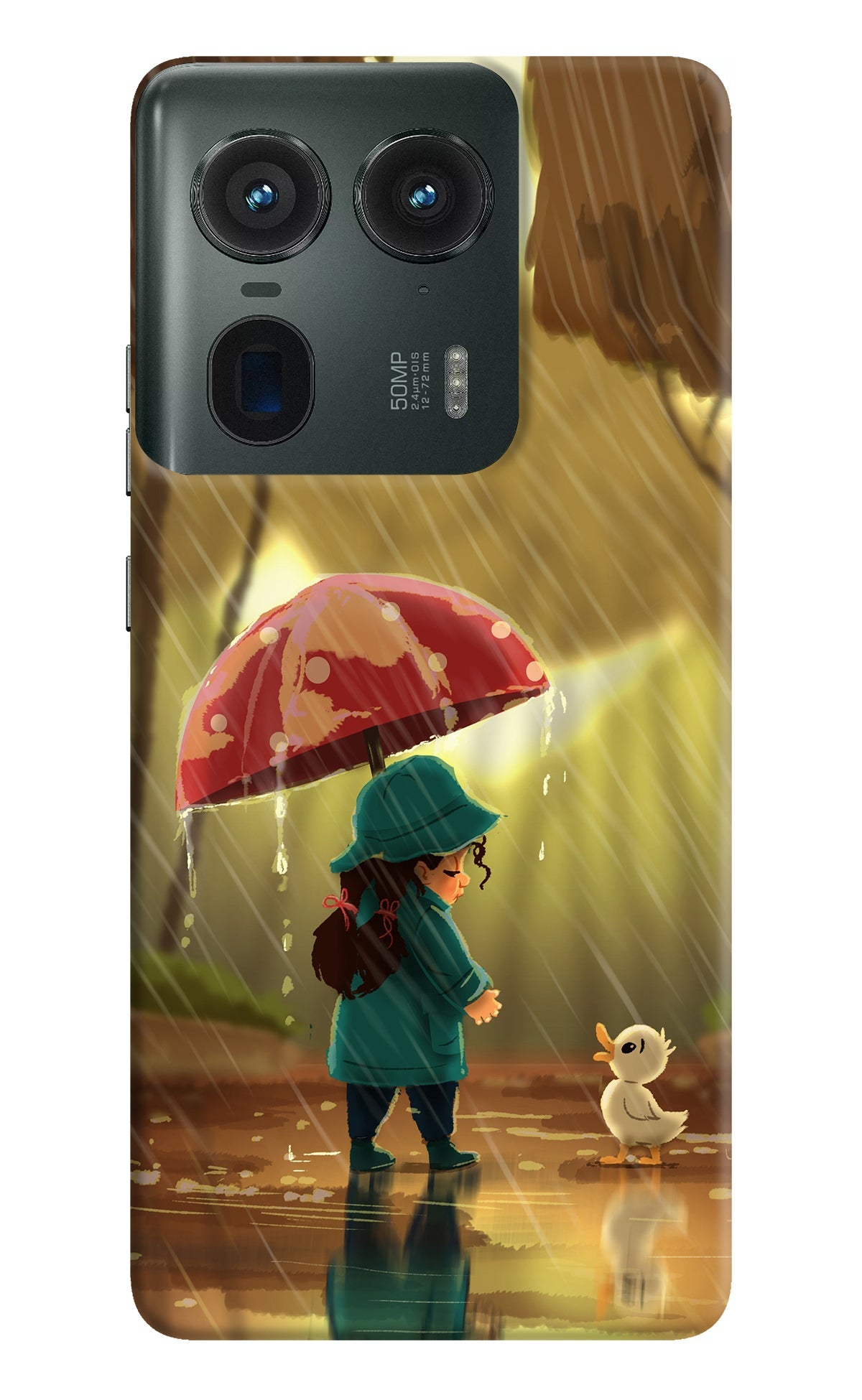 Rainy Day Moto Edge 50 Ultra 5G Back Cover