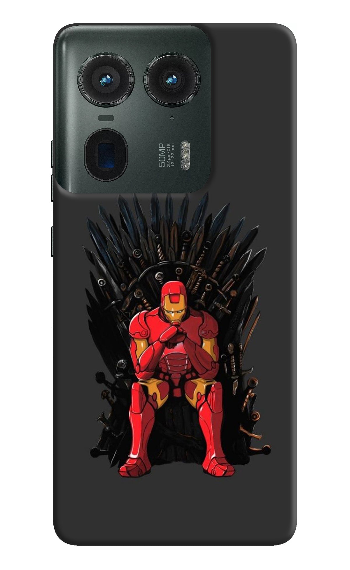 Ironman Throne Moto Edge 50 Ultra 5G Back Cover