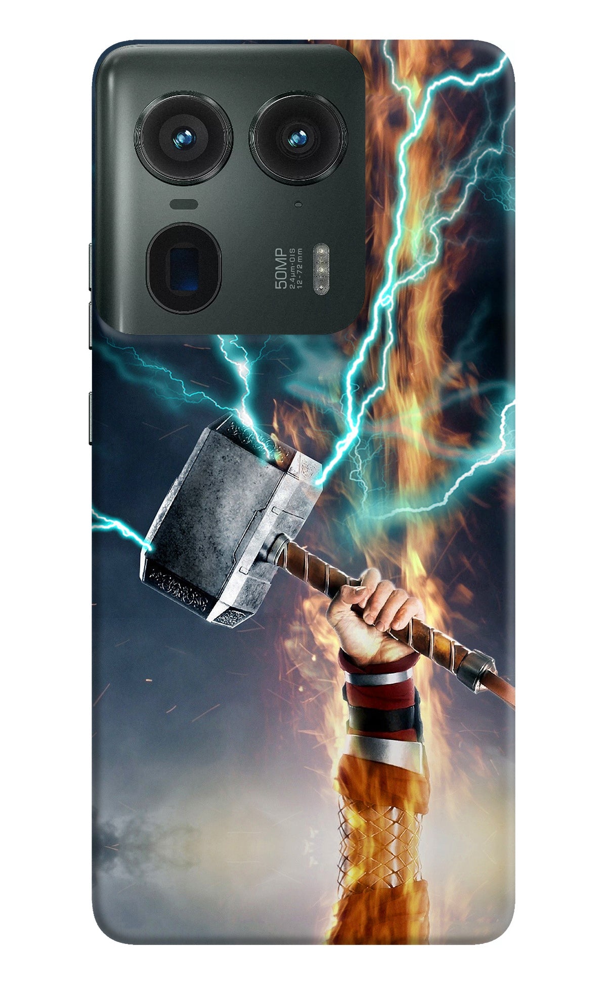 Thor Hammer Mjolnir Moto Edge 50 Ultra 5G Back Cover