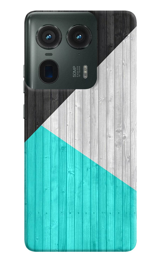 Wooden Abstract Moto Edge 50 Ultra 5G Back Cover