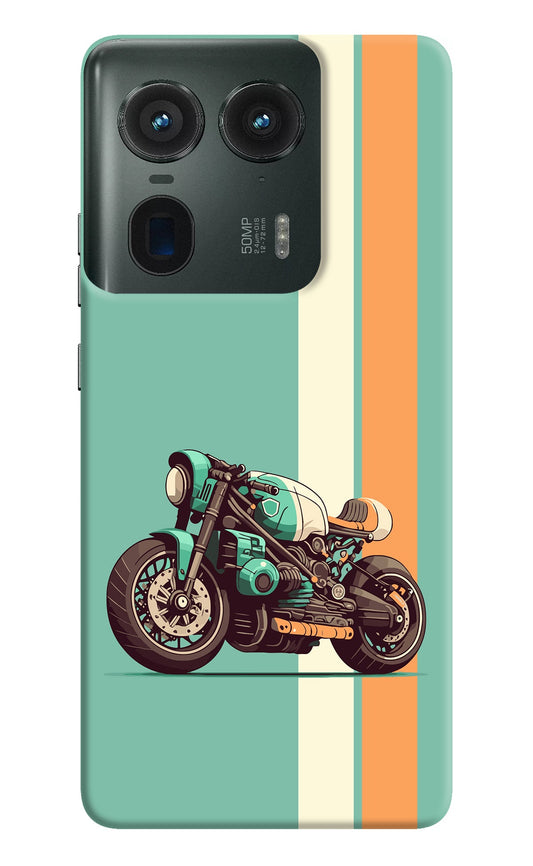Striped Moto Drift Moto Edge 50 Ultra 5G Back Cover
