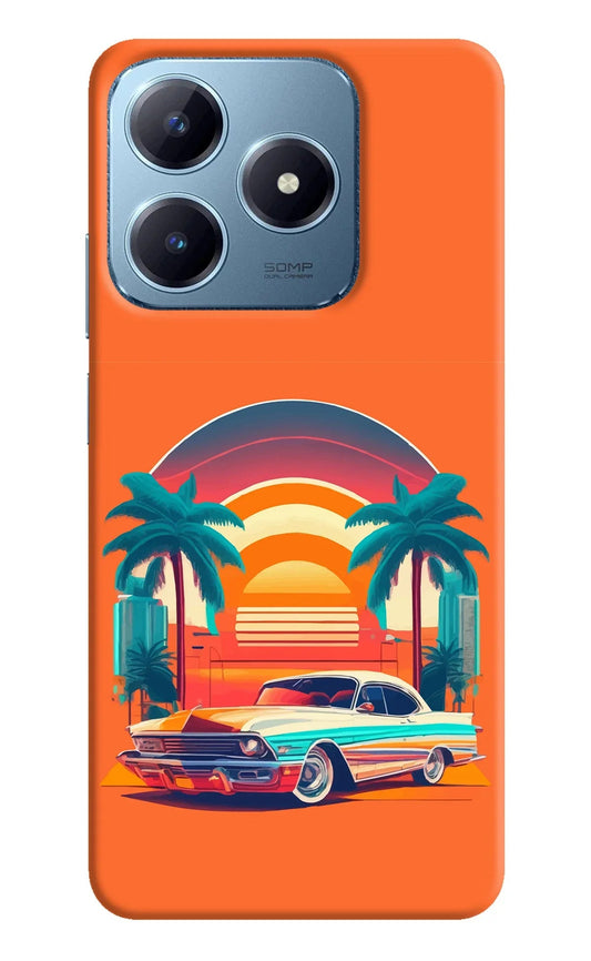 Palm Drive 80s Realme Narzo N63 Back Cover