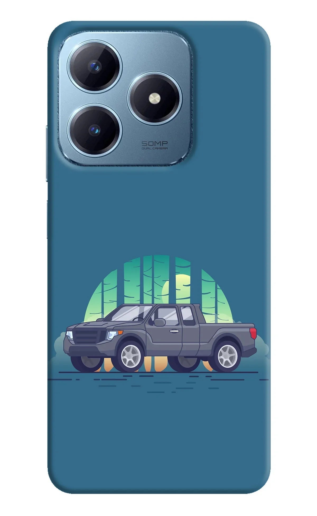 Retro Garage Vibe Realme Narzo N63 Back Cover