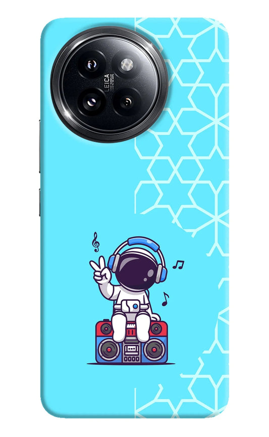 Cute Astronaut Chilling Xiaomi 14 Civi Back Cover