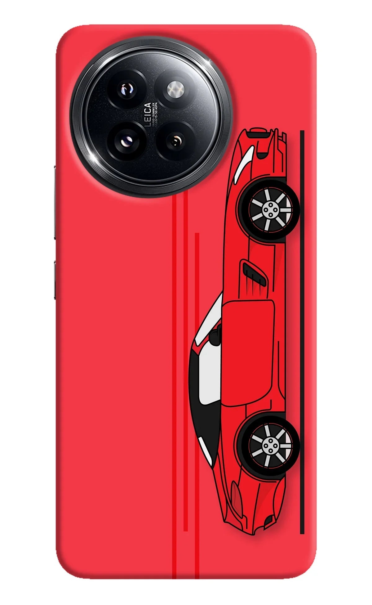 Red Velocity Xiaomi 14 Civi Back Cover
