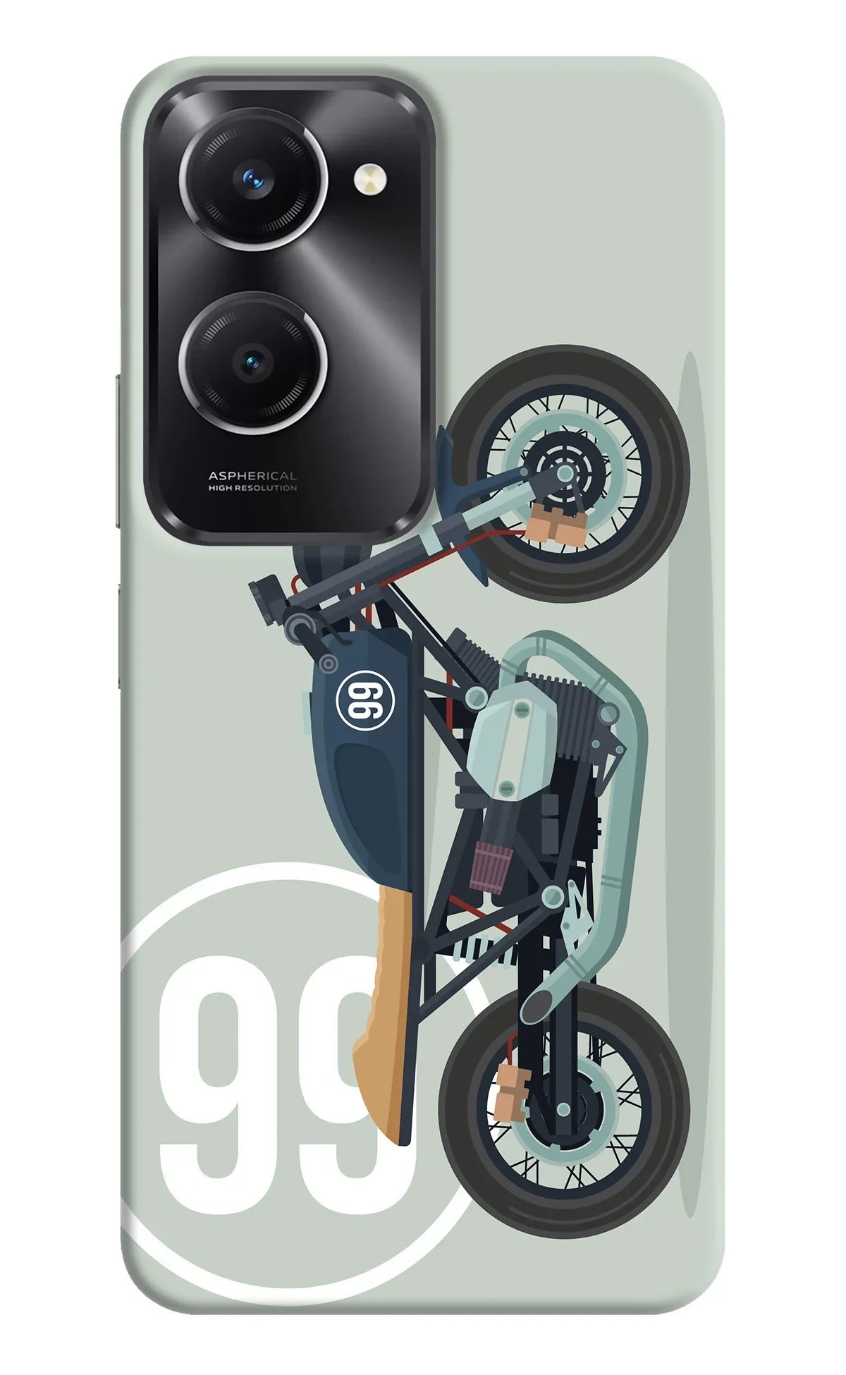 Classic Cafe Racer 99 Vivo T3 Lite 5G Back Cover