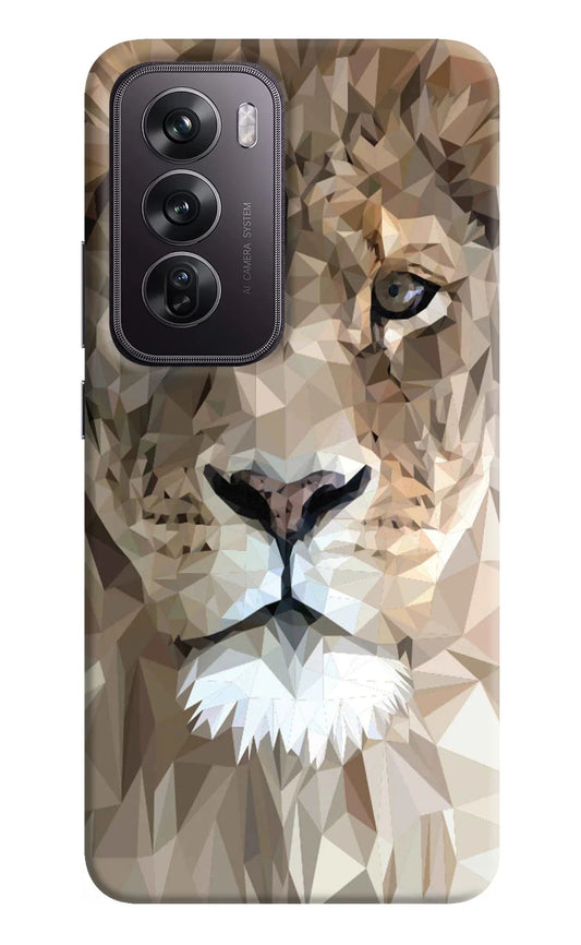Lion Art Oppo Reno12 Pro 5G Back Cover