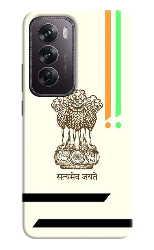 Satyamev Jayate Brown Logo Oppo Reno12 Pro 5G Back Cover