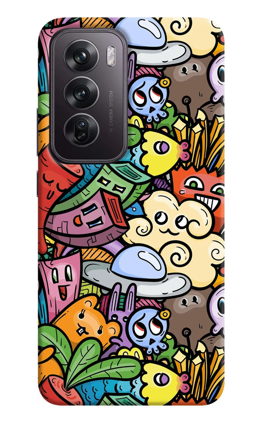 Veggie Doodle Oppo Reno12 Pro 5G Back Cover