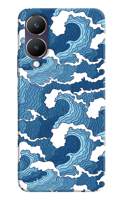 Blue Waves Vivo Y28 5G Back Cover