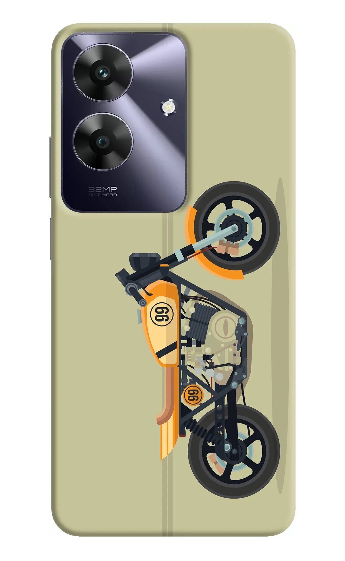 Vertical Speedster Realme C61 Back Cover