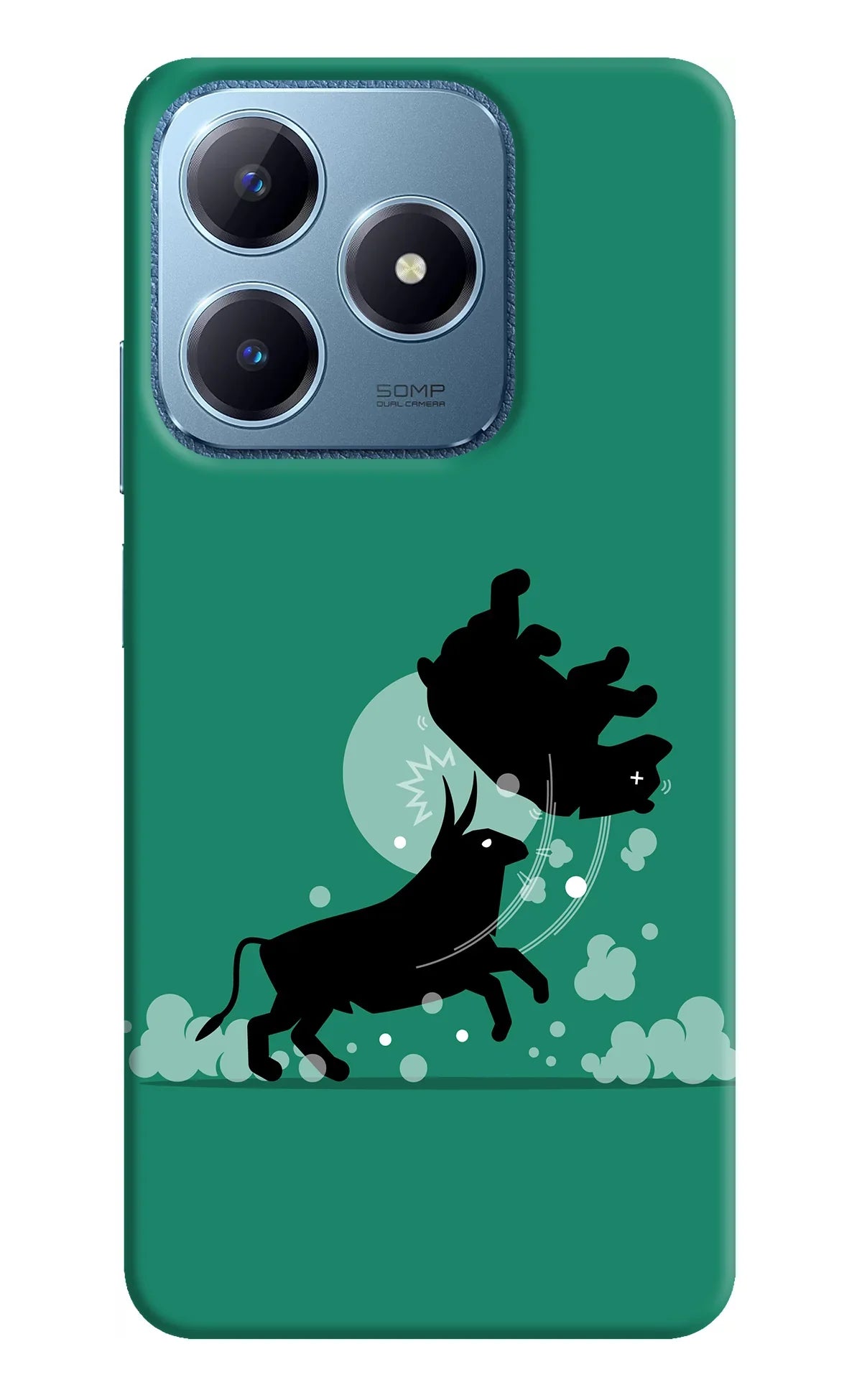 Bull Conqueror Realme C63 Back Cover
