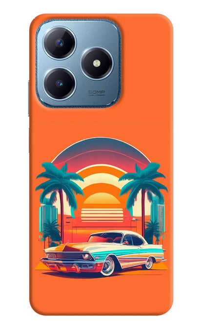 Palm Drive 80s Realme C63 Back Cover