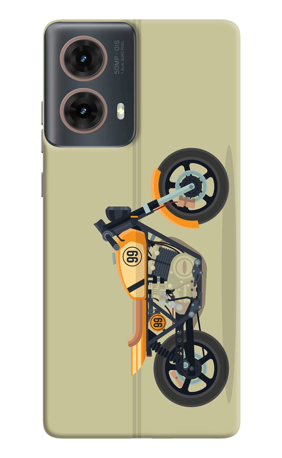 Vertical Speedster Motorola G85 Back Cover