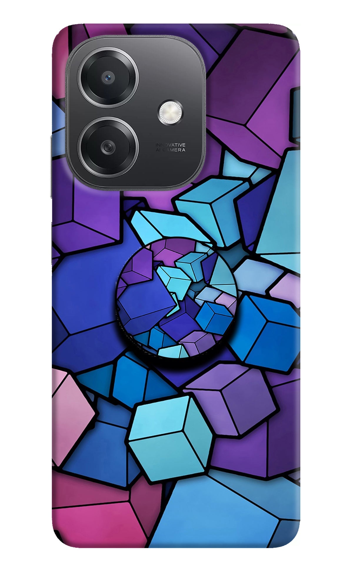 Cubic Abstract OPPO A3x Pop Case