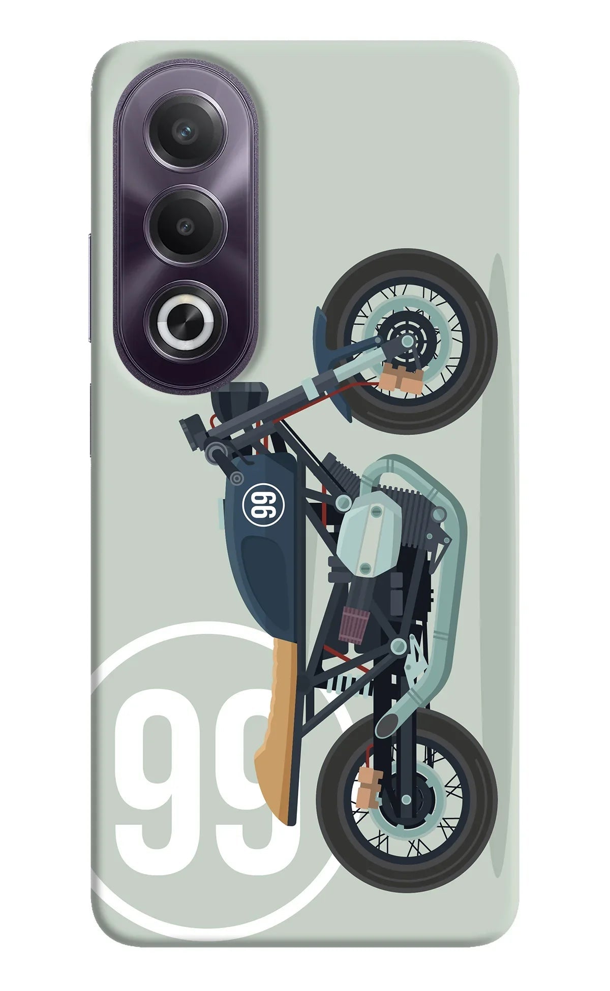 Classic Cafe Racer 99 OPPO K12x Back Cover